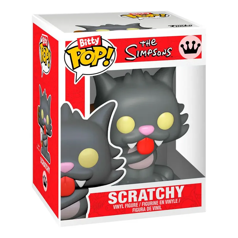 The Simpsons Funko Bitty Pop! 4-Pack: Scratchy / Grampa Simpson / Lisa Simpson / Chase Figuur van Funko – productfoto 2 van 5