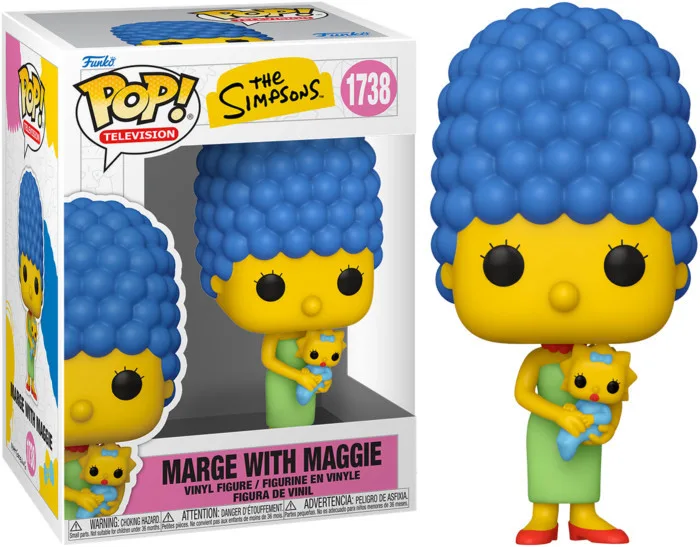 The Simpsons Funko Pop Vinyl Figure: Marge with Maggie van Funko – productfoto 1 van 2