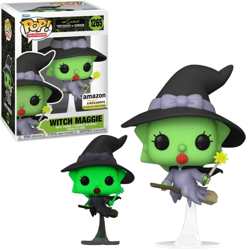 The Simpsons Treehouse of Horror Funko Pop Vinyl: Witch Maggie van Funko – productfoto