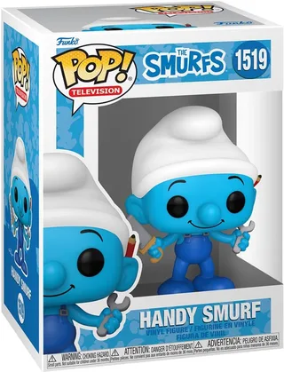 The Smurfs Funko Pop Vinyl: Handy Smurf van Funko – productfoto 1 van 2