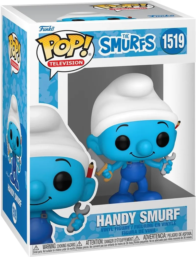 The Smurfs Funko Pop Vinyl: Handy Smurf van Funko – productfoto 1 van 2