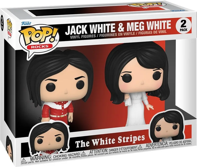 The White Stripes Funko Pop Vinyl 2-Pack: Jack White & Meg White by Funko – product photo 1 of 3
