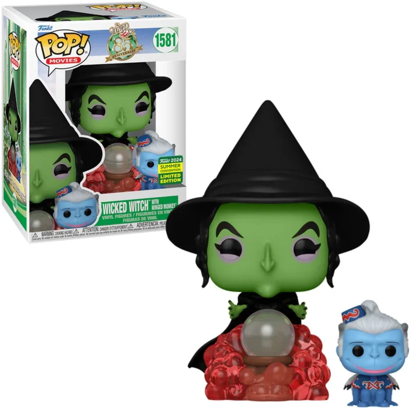 The Wizard of Oz Funko Pop Vinyl: Witch with Winged Monkey (Convention Special) by Funko – product photo