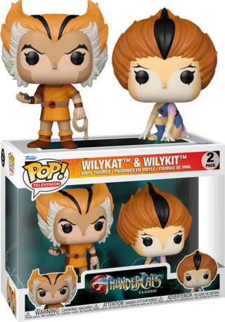 Thundercats Funko Pop Vinyl: Wilykat & Wilykit 2-Pack van Funko – productfoto 1 van 2