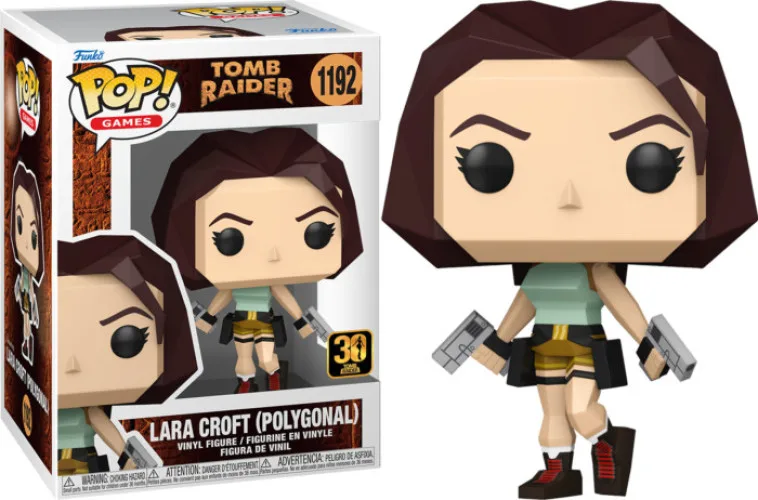 Tomb Raider Funko Pop Vinyl: Lara Croft (Polygon) van Funko – productfoto