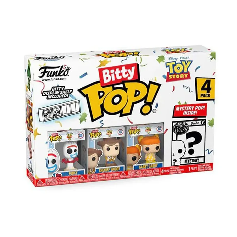 Toy Story Funko Bitty Pop! 4-Pack: Forky / Sheriff Woody / Gabby Gabby by Funko – product photo 2 of 4