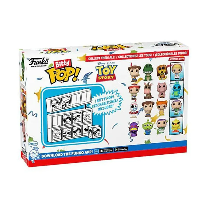 Toy Story Funko Bitty Pop! 4-Pack: Forky / Sheriff Woody / Gabby Gabby by Funko – product photo 3 of 4