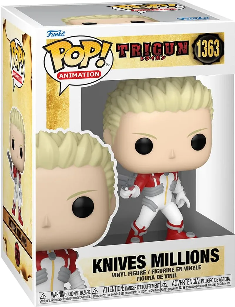 Trigun Funko Pop Vinyl: Knives Millions van Funko – productfoto