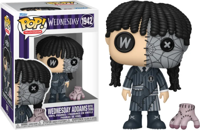 Wednesday Funko Pop Vinyl: Wednesday Addams with Thing (1942) van Funko – productfoto 1 van 2