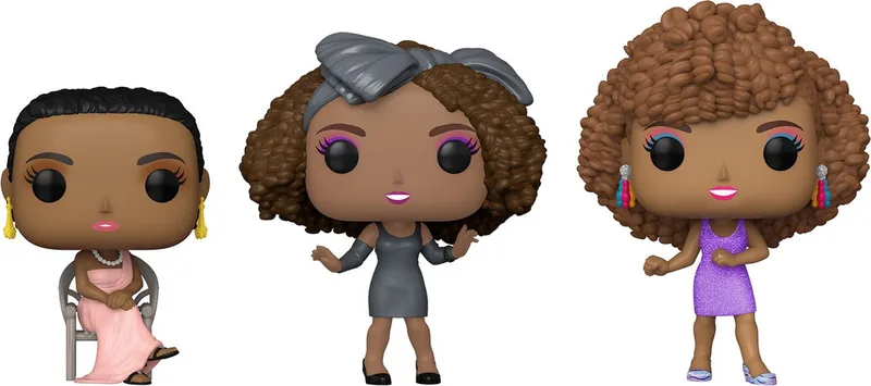 Whitney Houston Funko Pop Vinyl: Whitney Houston Diamond Collection 3-Pack by Funko – product photo