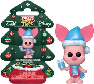 Winnie the Pooh Funko Pocket Pop! Figure: Piglet (Holiday Tree) van Funko – productfoto 1 van 2