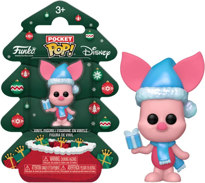 Winnie the Pooh Funko Pocket Pop! Figure: Piglet (Holiday Tree) van Funko – productfoto 1 van 2