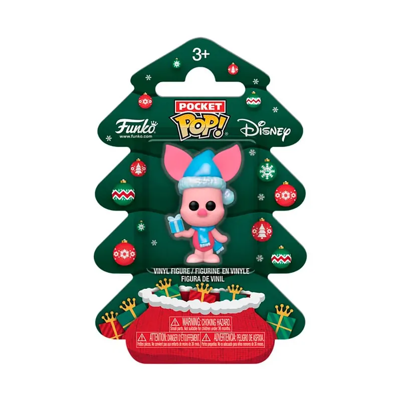 Winnie the Pooh Funko Pocket Pop! Figure: Piglet (Holiday Tree) van Funko – productfoto 2 van 2