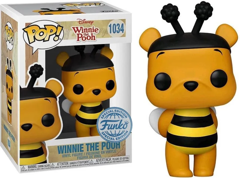 Winnie The Pooh Funko Pop Vinyl: Winnie The Pooh (Bee) van Funko – productfoto