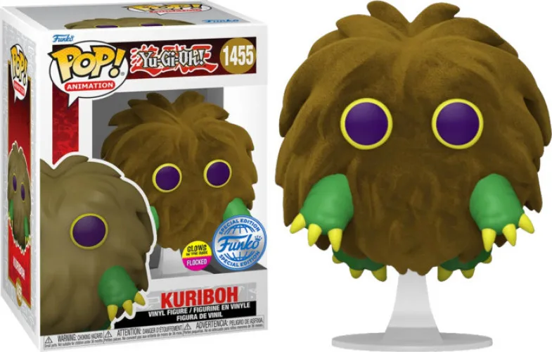 Yu-Gi-Oh! Funko Pop Vinyl: Kuriboh (Glow in the Dark)(Flocked) van Funko – productfoto 1 van 3