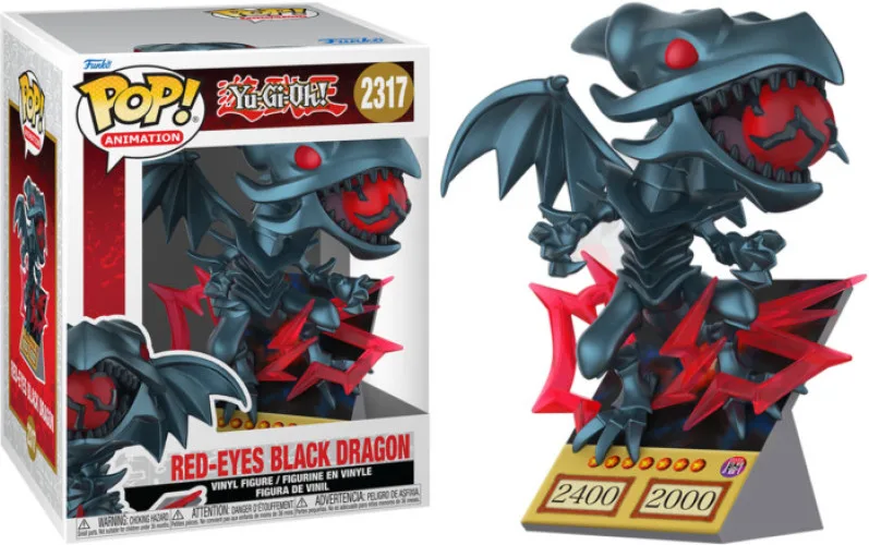 Yu-Gi-Oh! Premium Funko Pop Vinyl: Red-Eyes Black Dragon van Funko – productfoto