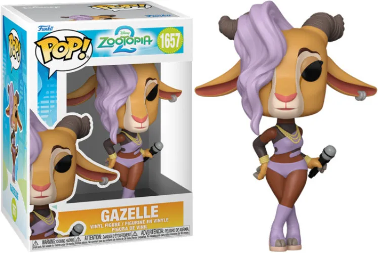 Zootopia 2 Funko Pop Vinyl: Gazelle van Funko – productfoto