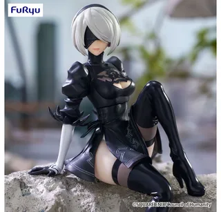 NieR Automata: Ver.1.1A Noodle Stopper Figure - 2B (YoRHa No.2 Type B) van FuRyu – productfoto 5 van 5