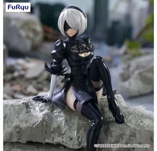 NieR Automata: Ver.1.1A Noodle Stopper Figure - 2B (YoRHa No.2 Type B) van FuRyu – productfoto 2 van 5