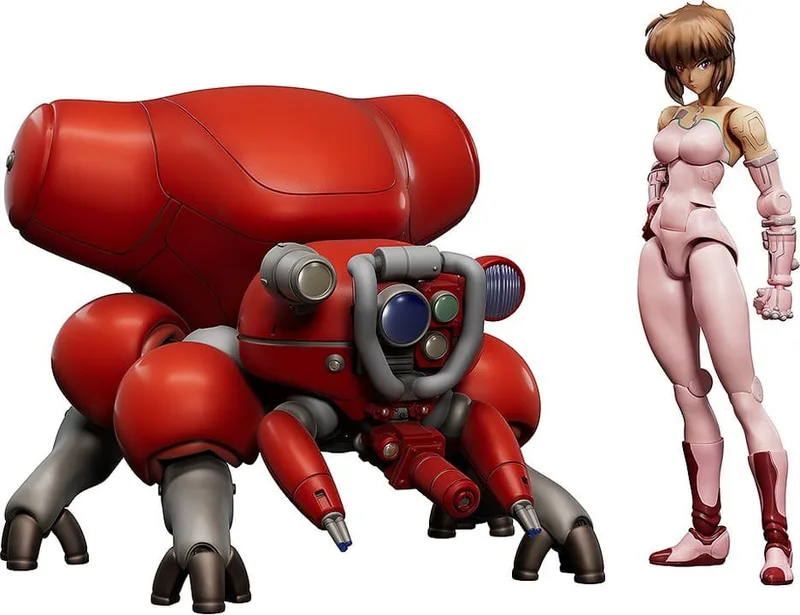 Ghost in the Shell PLAMAX minimum factory Plastic Model Kit - Motoko Kusanagi with Fuchikoma van Good Smile Company – productfoto