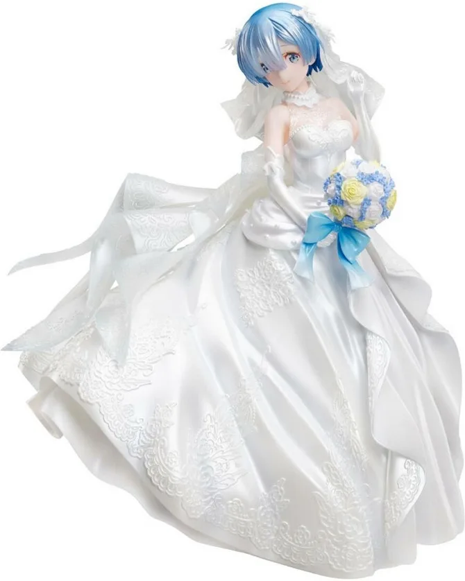 Re:Zero Starting Life in Another World 1:7 Scale PVC Statue - Rem Wedding Dress Version van Good Smile Company – productfoto