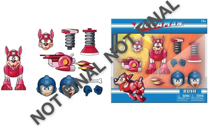 Mega Man Action Figure - Rush van Jada Toys – productfoto