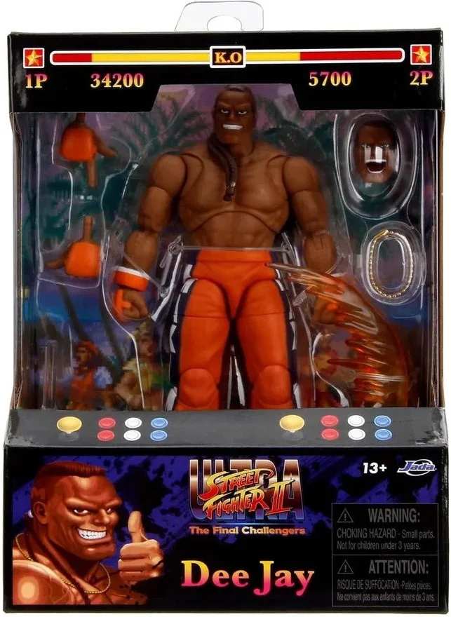 Street Fighter Action Figure - Dee Jay van Jada Toys – productfoto