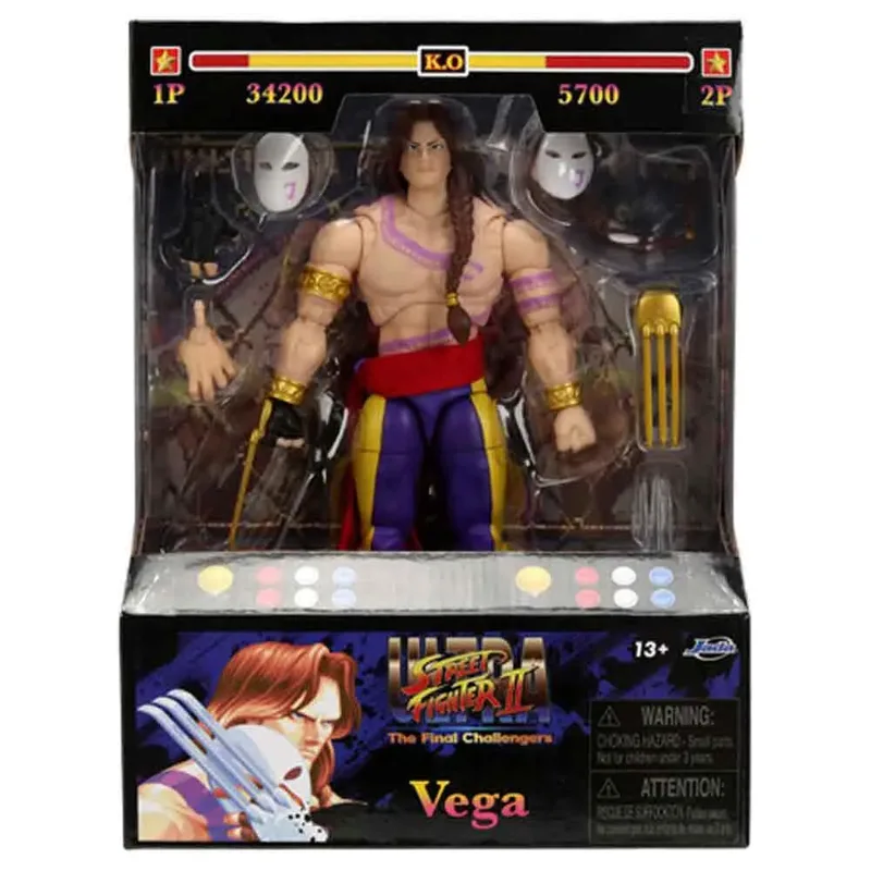 Ultra Street Fighter II: The Final Challengers Action Figure - Vega van Jada Toys – productfoto 6 van 6