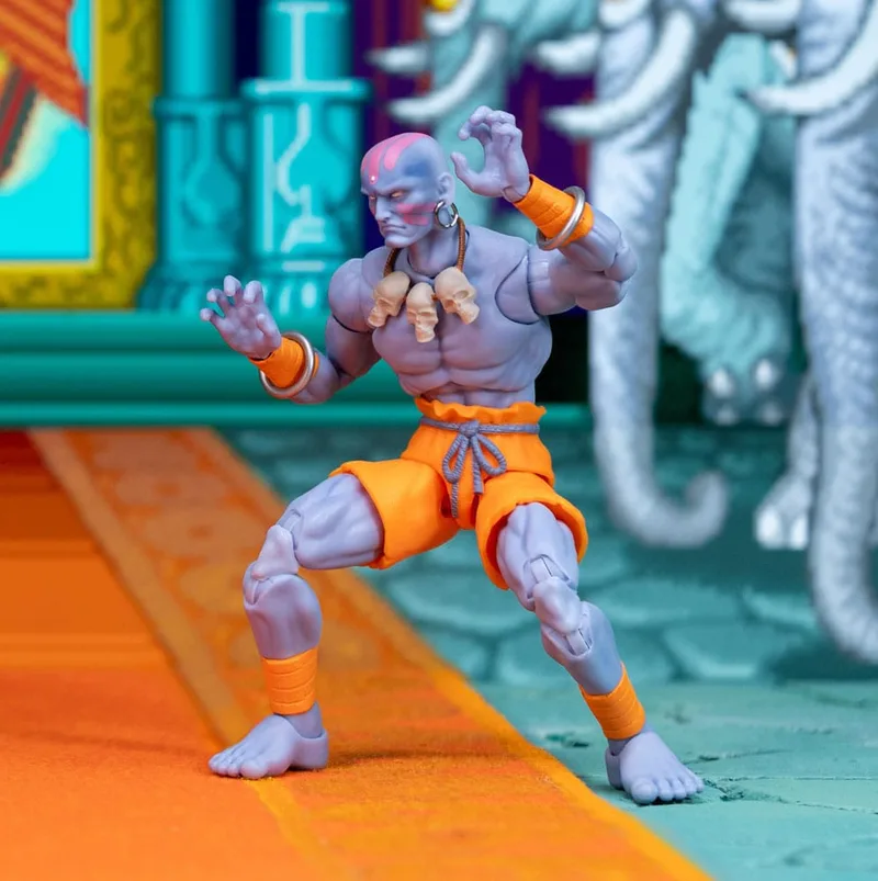 Ultra Street Fighter II: The Final Challengers Action Figure - Dhalsim van Jada Toys – productfoto