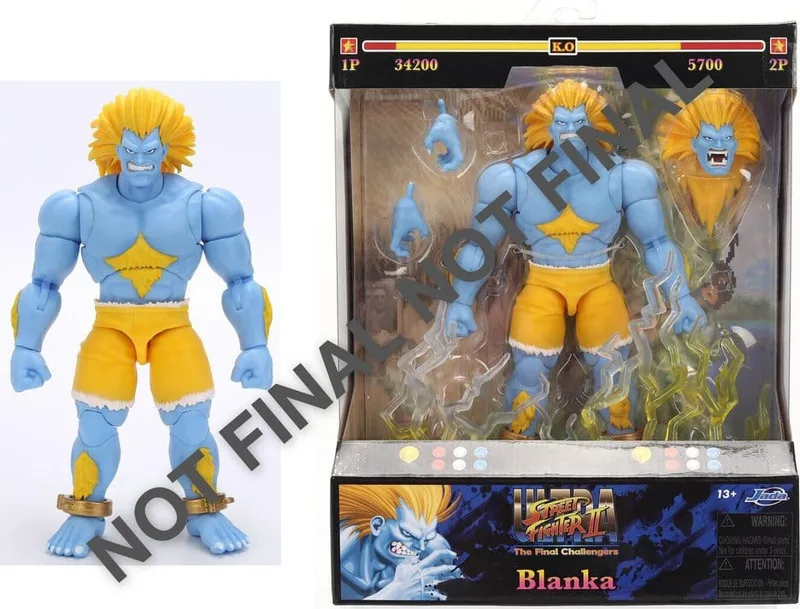 Ultra Street Fighter II: The Final Challengers Action Figure - Blanka (P2) van Jada Toys – productfoto