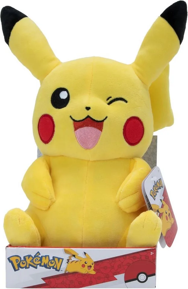 Pokemon Pluche - Winking Sitting Pikachu by Jakks Pacific – product photo 4 of 4
