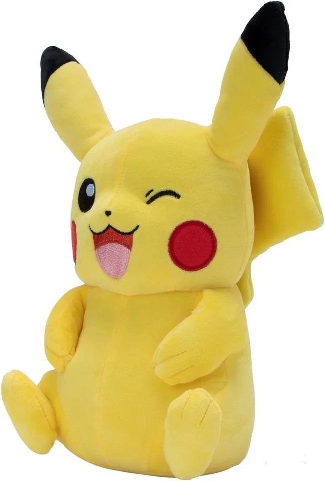 Pokemon Pluche - Winking Sitting Pikachu by Jakks Pacific – product photo 3 of 4