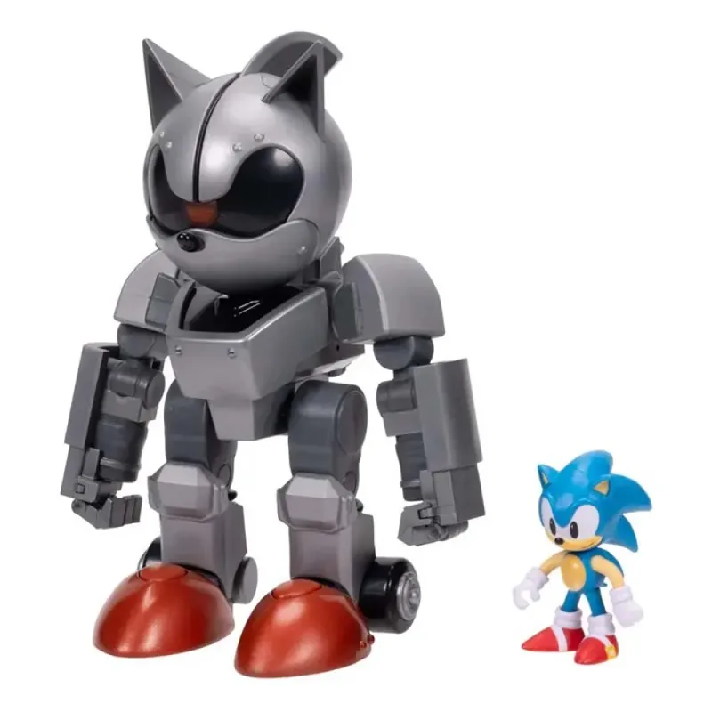 Sega Figurine Mecha Sonic+figurine Sonic 6 Cm de Jakks Pacific – photo produit 5 sur 6