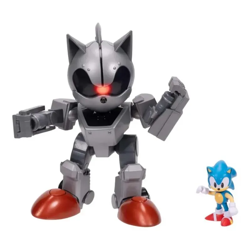 Sega Figurine Mecha Sonic+figurine Sonic 6 Cm de Jakks Pacific – photo produit 3 sur 6