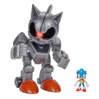 Sega Figurine Mecha Sonic+figurine Sonic 6 Cm de Jakks Pacific – photo produit 4 sur 6
