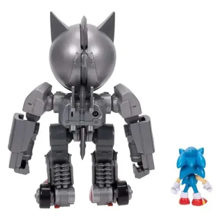 Sega Figurine Mecha Sonic+figurine Sonic 6 Cm de Jakks Pacific – photo produit 2 sur 6