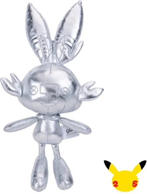 Pokemon 25th Anniversary Pluche - Scorbunny van Jazwares – productfoto