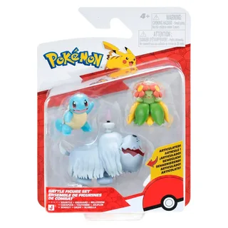 Pokemon Battle Feature Figure Set - Squirtle, Greavard & Bellossom van Jazwares – productfoto 5 van 6