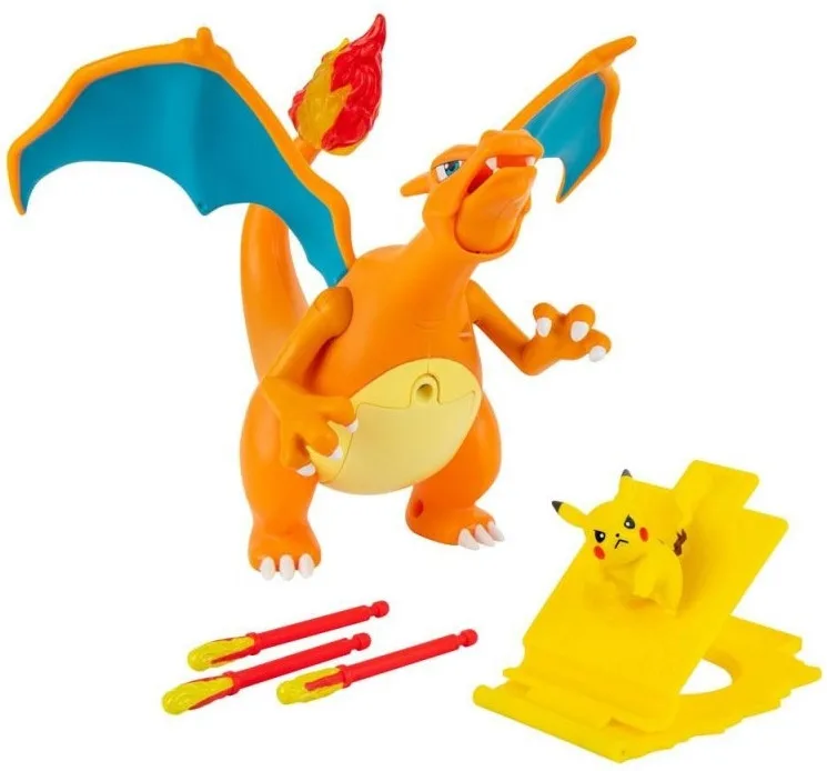 Pokemon Flame & Flight Deluxe Charizard Figure de Jazwares – photo produit