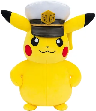Pokemon Pluche - Captain Pikachu van Jazwares – productfoto 1 van 3
