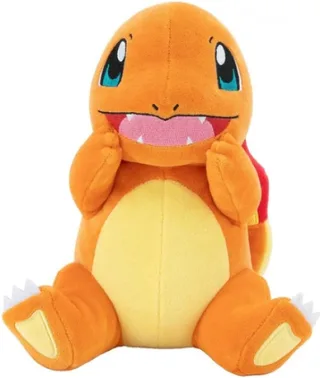 Pokemon Pluche - Charmander Holding Cheeks van Jazwares – productfoto 1 van 4