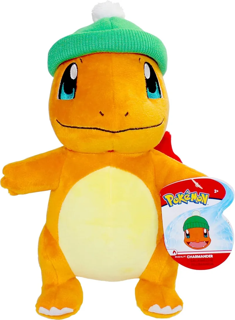 Pokemon Pluche - Charmander with Beanie (22cm) by Jazwares – product photo
