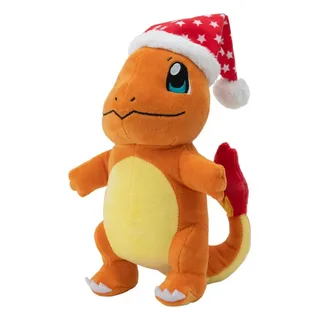 Pokemon Pluche - Charmander with Christmas Hat van Jazwares – productfoto 2 van 3