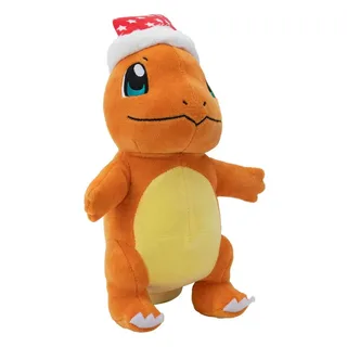 Pokemon Pluche - Charmander with Christmas Hat van Jazwares – productfoto 3 van 3