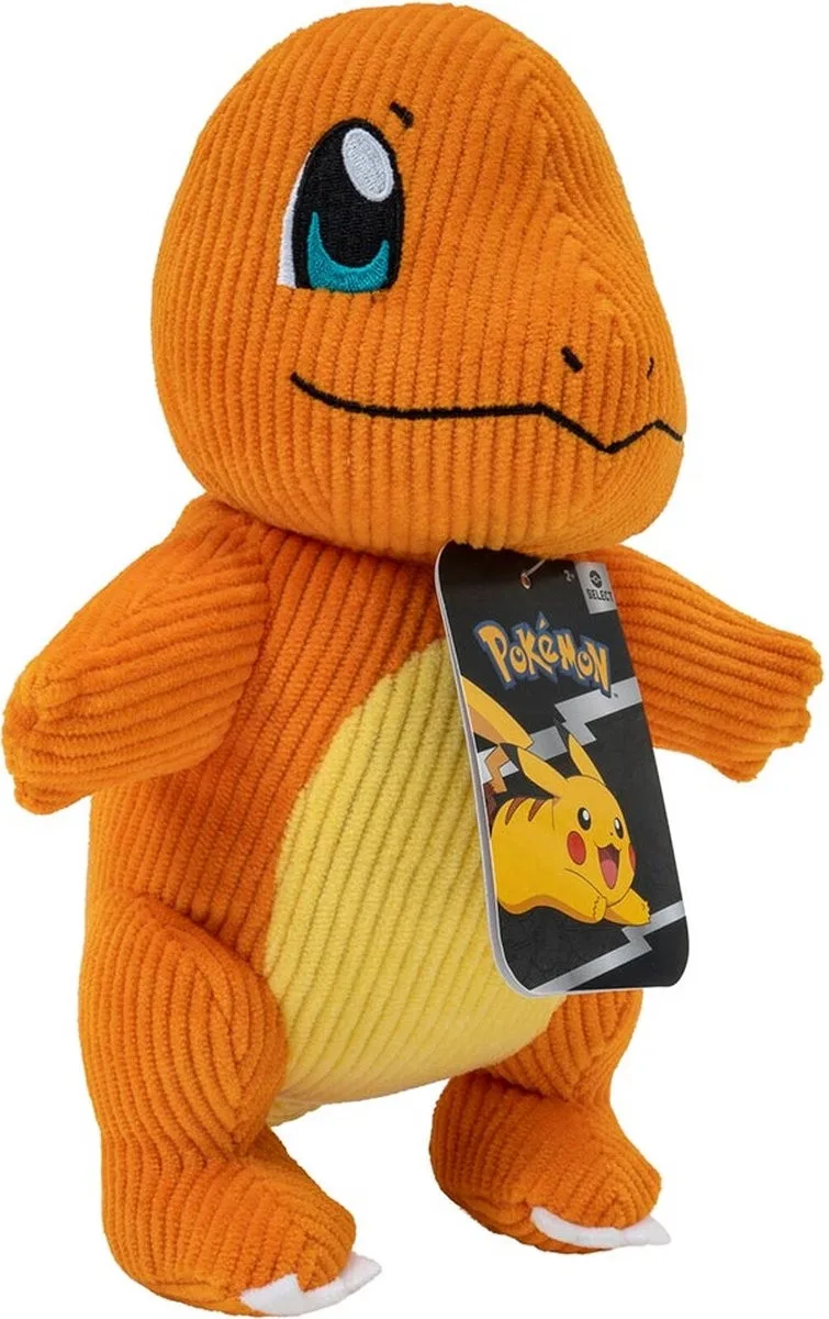 Pokemon Pluche - Corduroy Charmander van Jazwares – productfoto