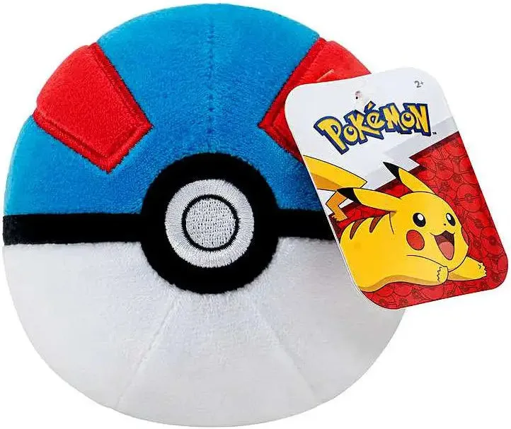 Pokemon Pluche - Great Ball (Jazwares) van Jazwares – productfoto