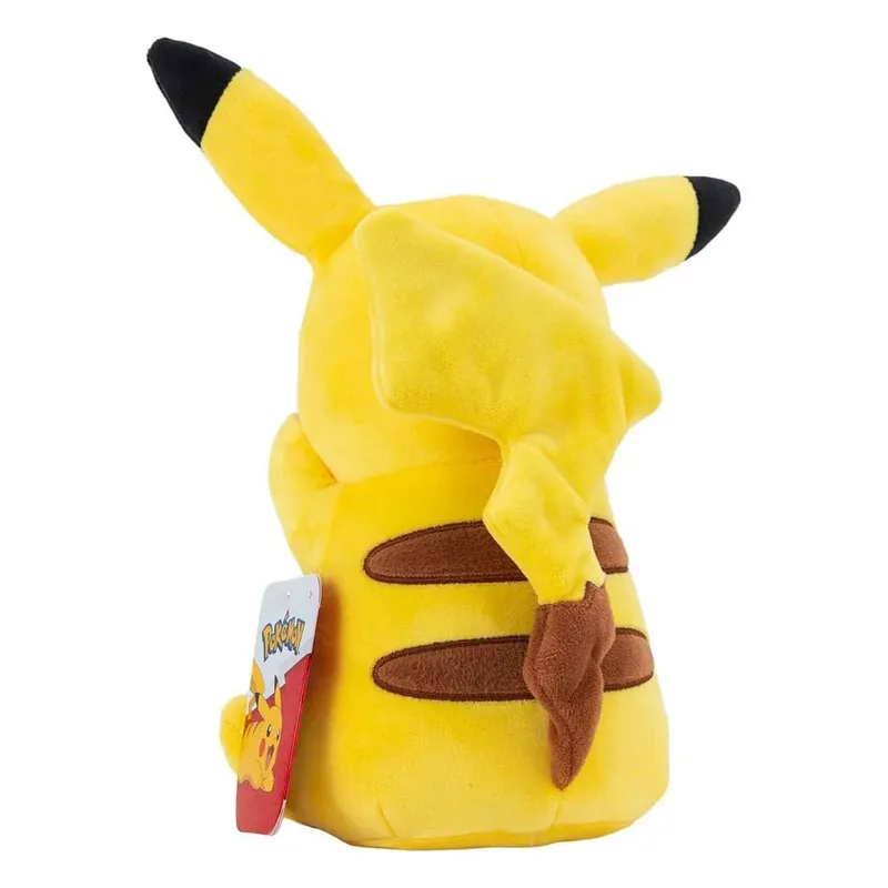 Pokemon Pluche - Pikachu Holding Cheeks van Jazwares – productfoto 2 van 3