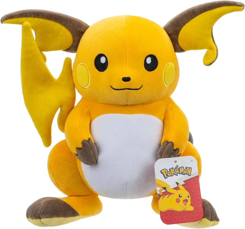 Pokemon Pluche - Raichu (30cm) (Jazwares) van Jazwares – productfoto 1 van 3