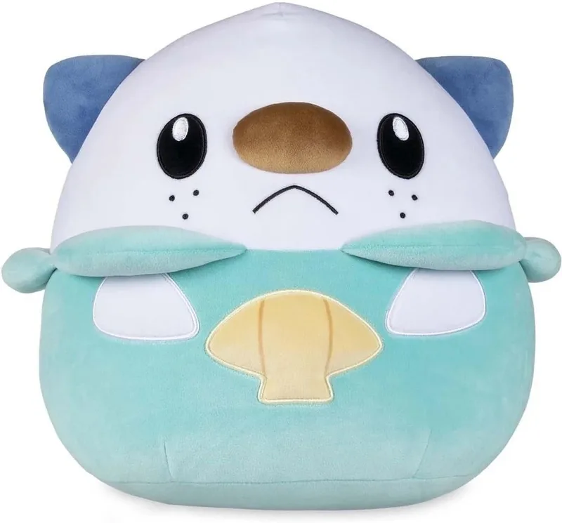 Pokémon Squishmallow Pluche - Oshawott (25cm) van Jazwares – productfoto