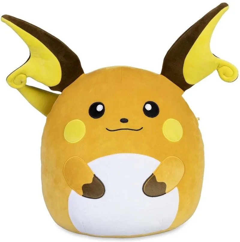 Pokémon Squishmallow Pluche - Raichu (25cm) van Jazwares – productfoto